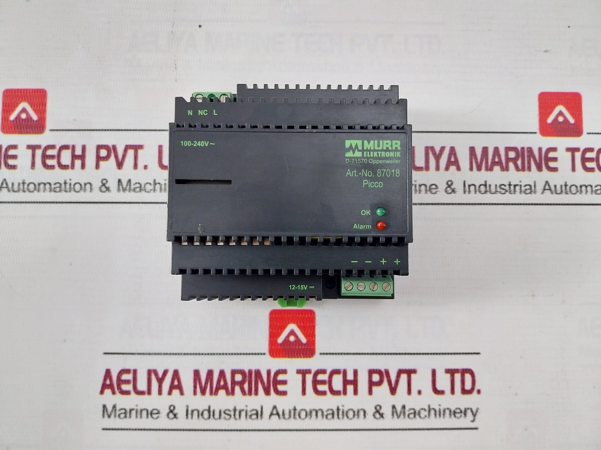 Murr Elektronik 87018 Power Supply Unit 12-15 Vdc 6.0-4.8A 72 W