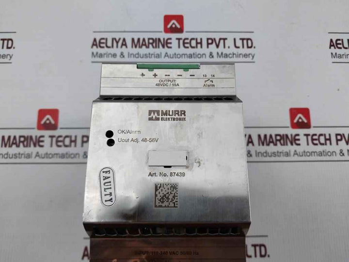 Murr Elektronik 87439 Switch Mode Power Supply 110-240 Vac/10A-50/60Hz