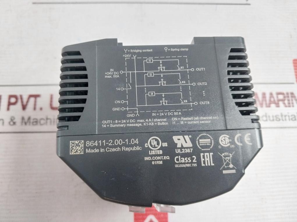 Murr Elektronik 9000-41068-0400000 Electronic Circuit Protection Unit 24V Dc 50A