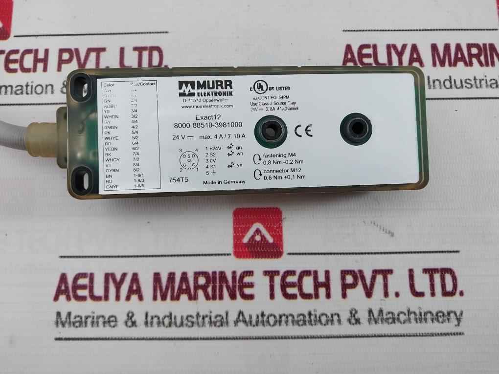 Murr Elektronik Exact12 Distribution Box Remote 8000-88510-3981000