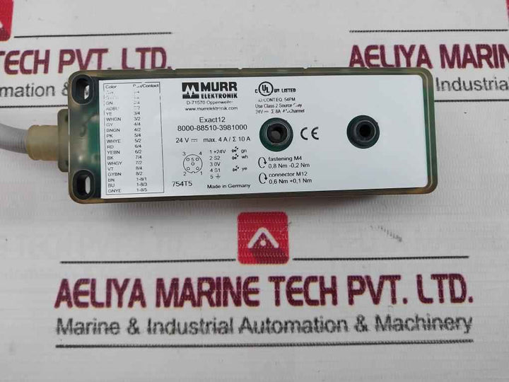 Murr Elektronik Exact12 Distribution Box Remote 8000-88510-3981000