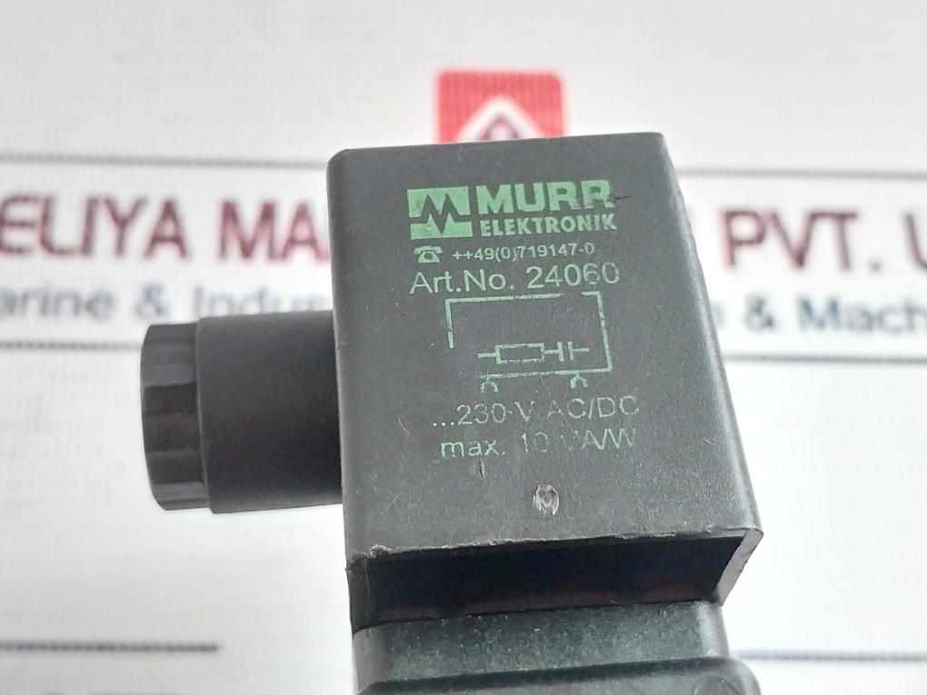 Murr Elektronik/ Lucifer 121K02 Solenoid Valve With Coil 483510S6F 230V Ac/Dc