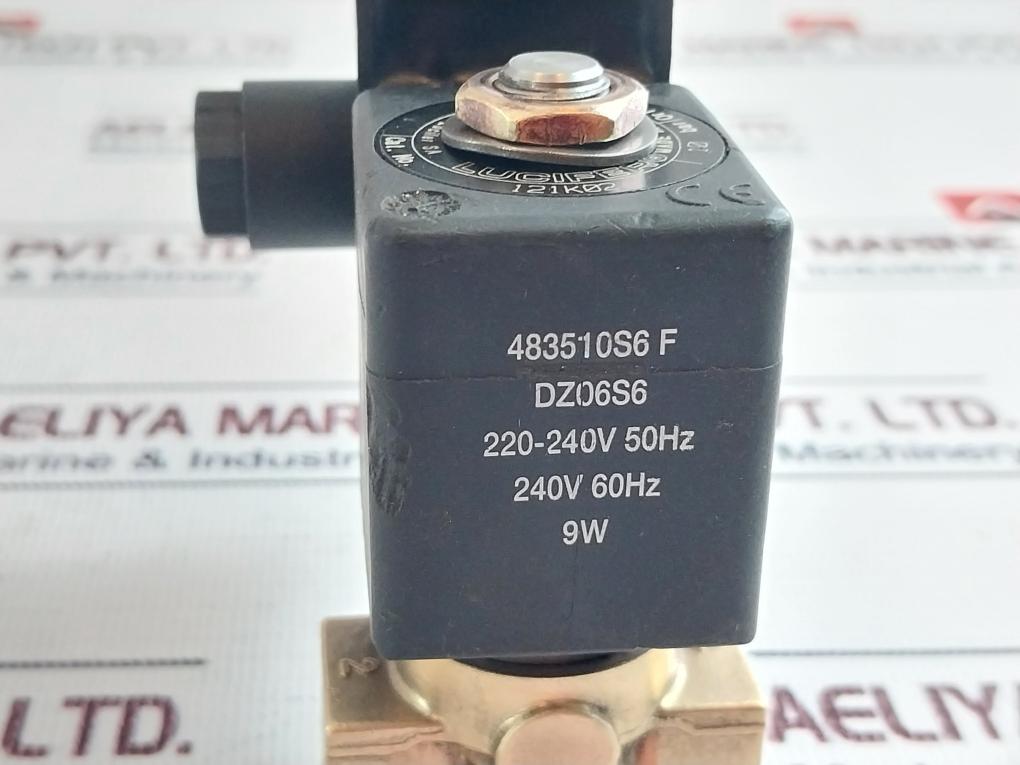 Murr Elektronik/ Lucifer 121K02 Solenoid Valve With Coil 483510S6F 230V Ac/Dc