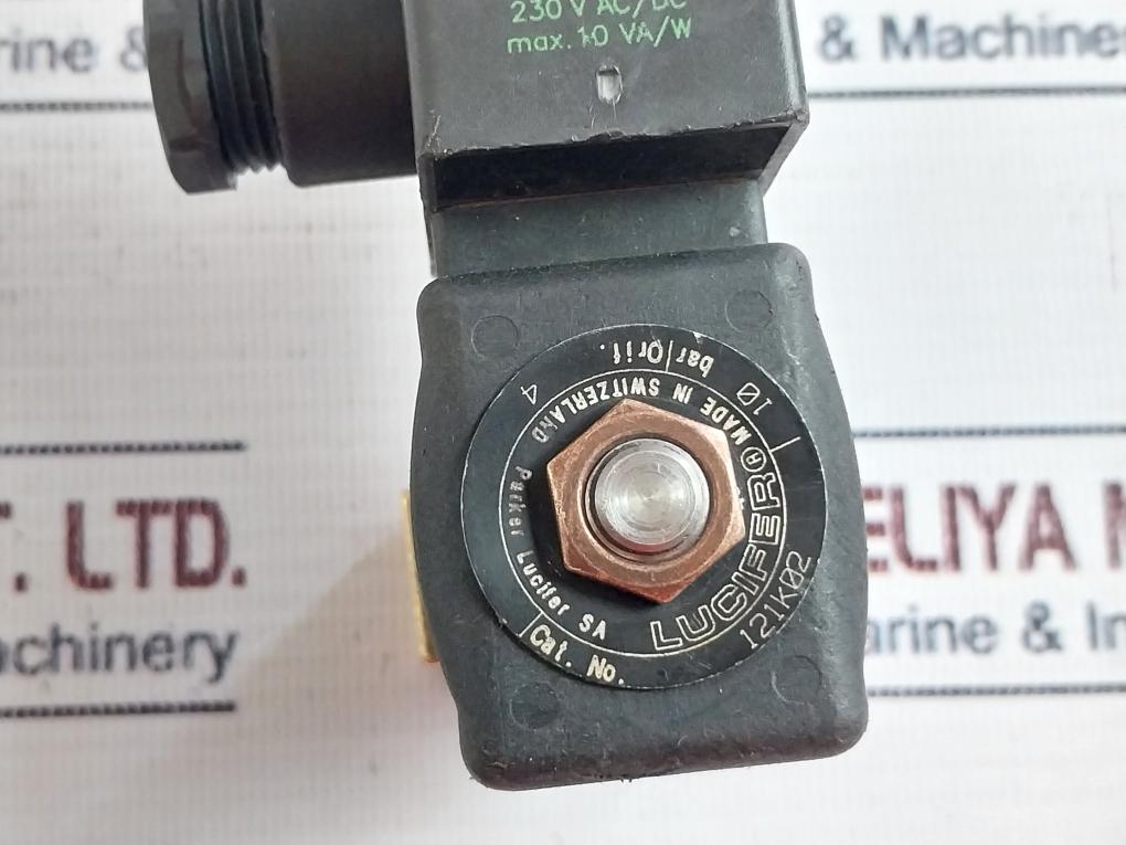 Murr Elektronik/ Lucifer Solenoid Valve 3124063 With Coil 121K02 230V Ac/Dc