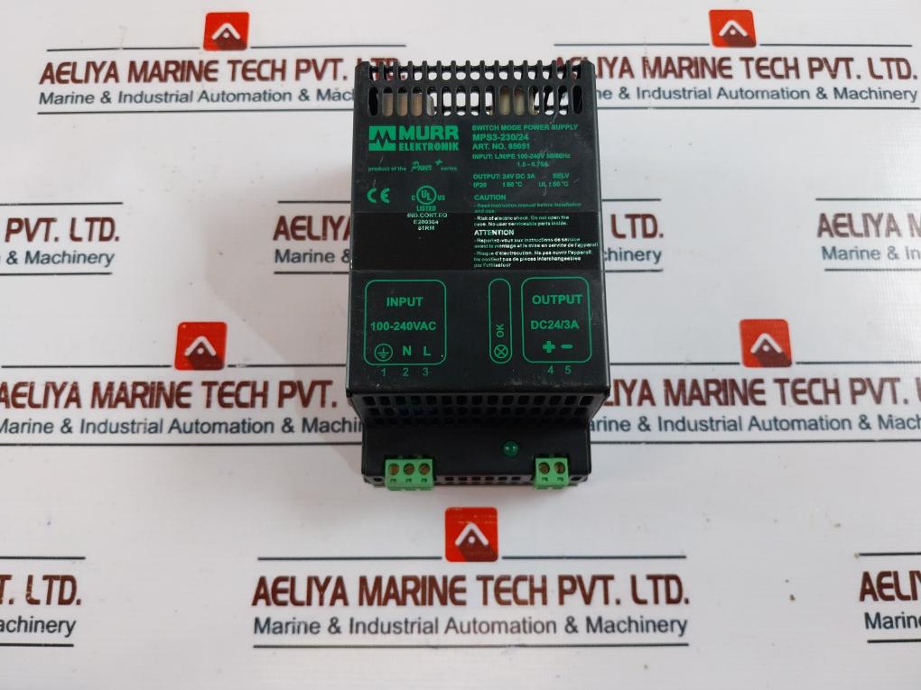 Murr Elektronik MPS3-230/24 Switch Mode Power Supply IP20 E200364