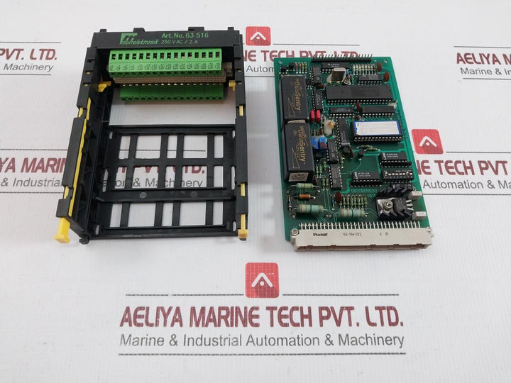 Murrelektronik 250Vac/2A Signal Processing Board W/ Eurocard Holder 63 516