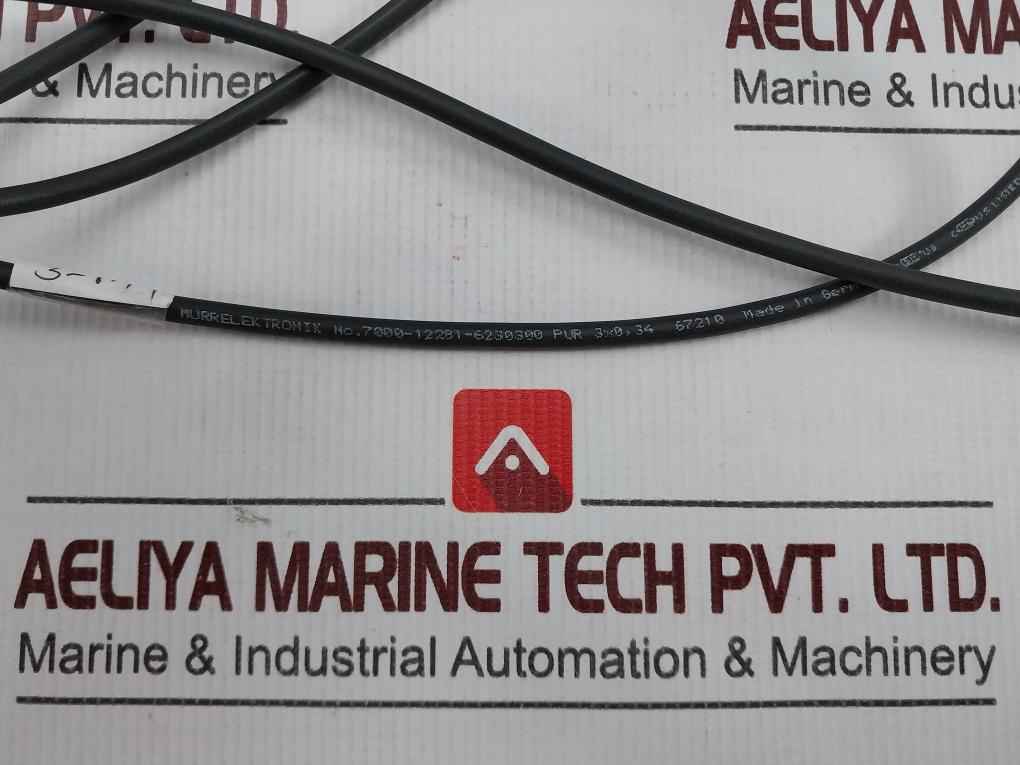 Murrelektronik 7000-12281-6230300 Connector Cable 3 Meter Awg 22