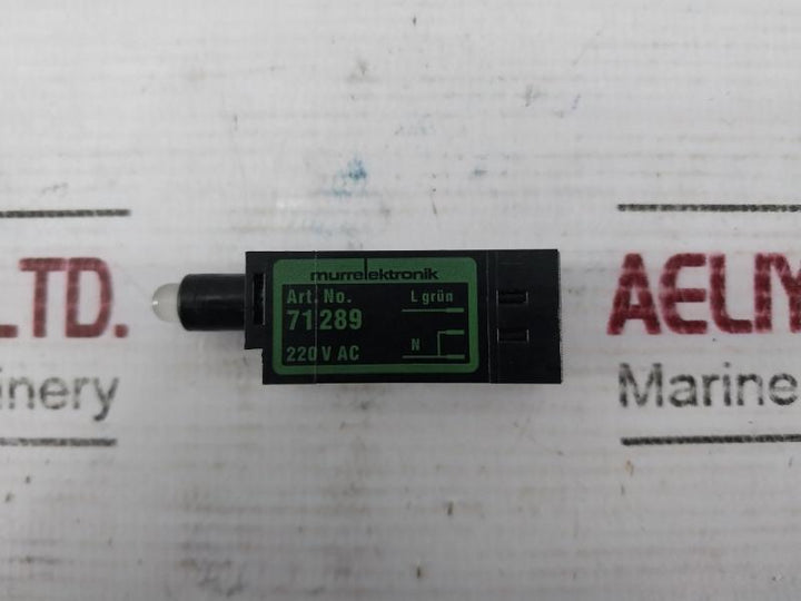 Lot Of 4X Murrelektronik 71289 Led Indicator Opac/Green 220V Ac