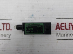 Lot Of 4X Murrelektronik 71289 Led Indicator Opac/Green 220V Ac