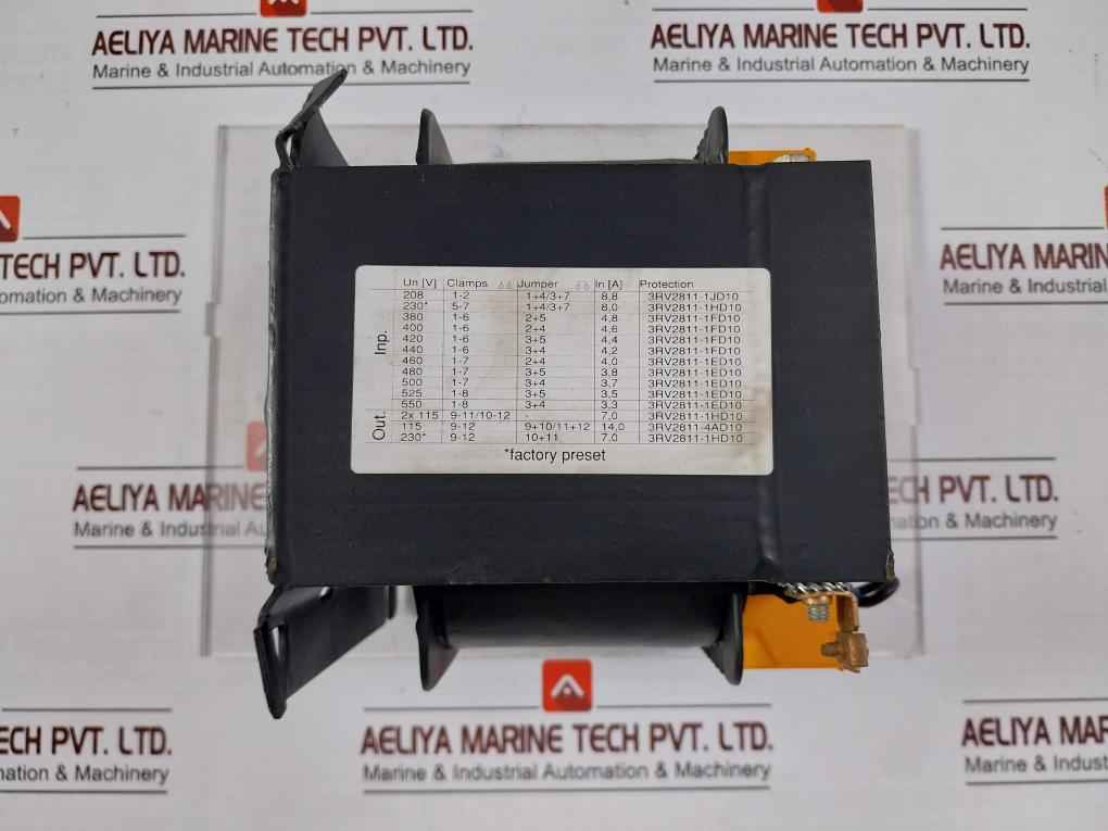 Murrelektronik 86152 1-phase Control And Isolation Transformer 1600Va