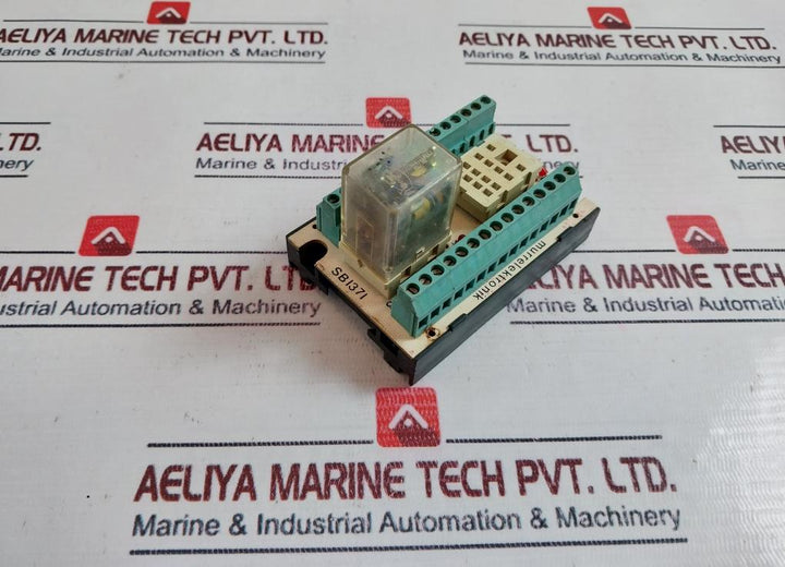 Murrelektronik Sb1371 Relay Socket Module Used