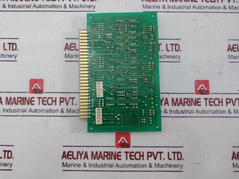 Musasino M-7814B Ballast Tank Level Gauge Pcb Card 4.1208