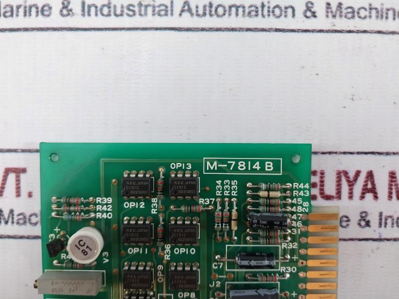 Musasino M-7814B Ballast Tank Level Gauge Pcb Card 4.1208