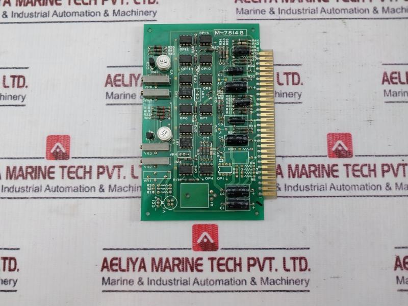Musasino M-7814B Ballast Tank Level Gauge Printed Circuit Board