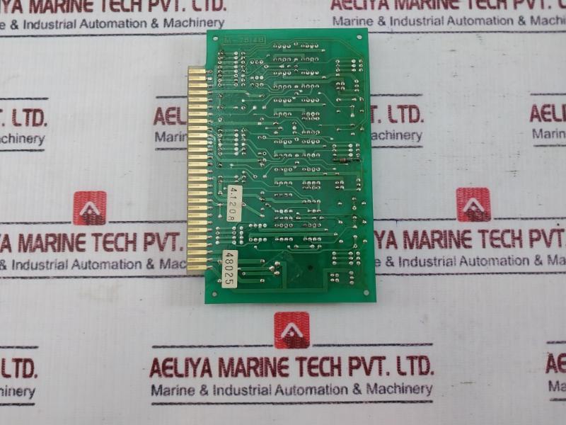 Musasino M-7814B Ballast Tank Level Gauge Printed Circuit Board