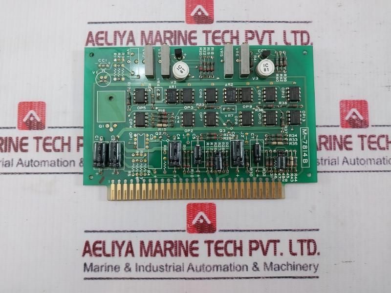 Musasino M-7814B Ballast Tank Level Gauge Printed Circuit Board