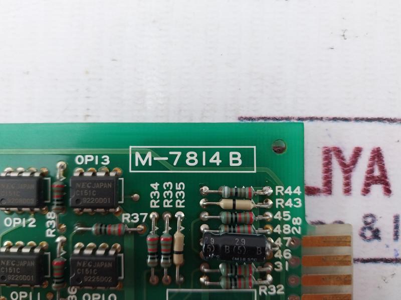 Musasino M-7814B Ballast Tank Level Gauge Printed Circuit Board
