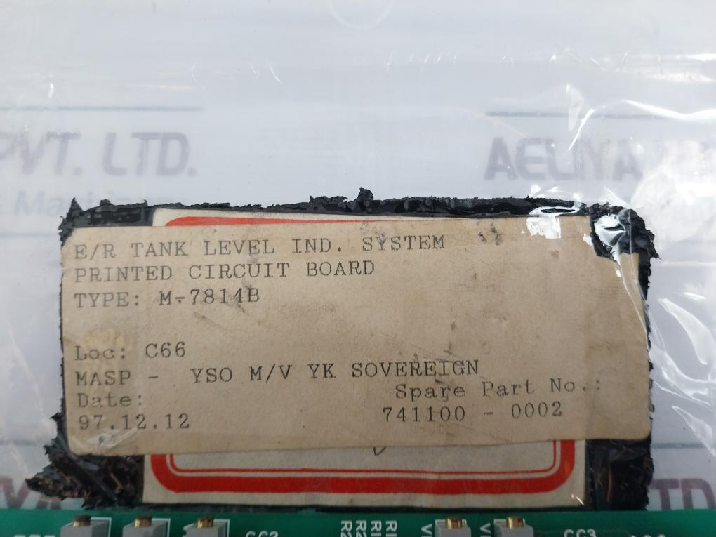 Musasino M-7814B Printed Circuit Board 741100-0002