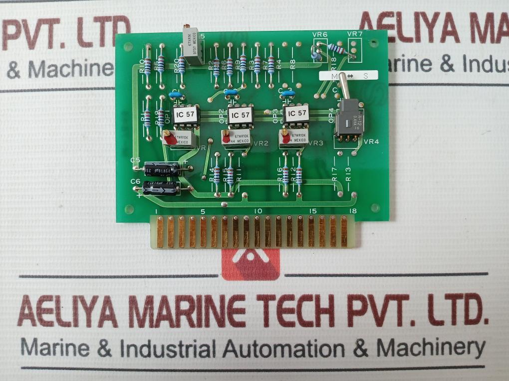 Musasino M-7845 Ballast Tank Level Gauge Pcb Card