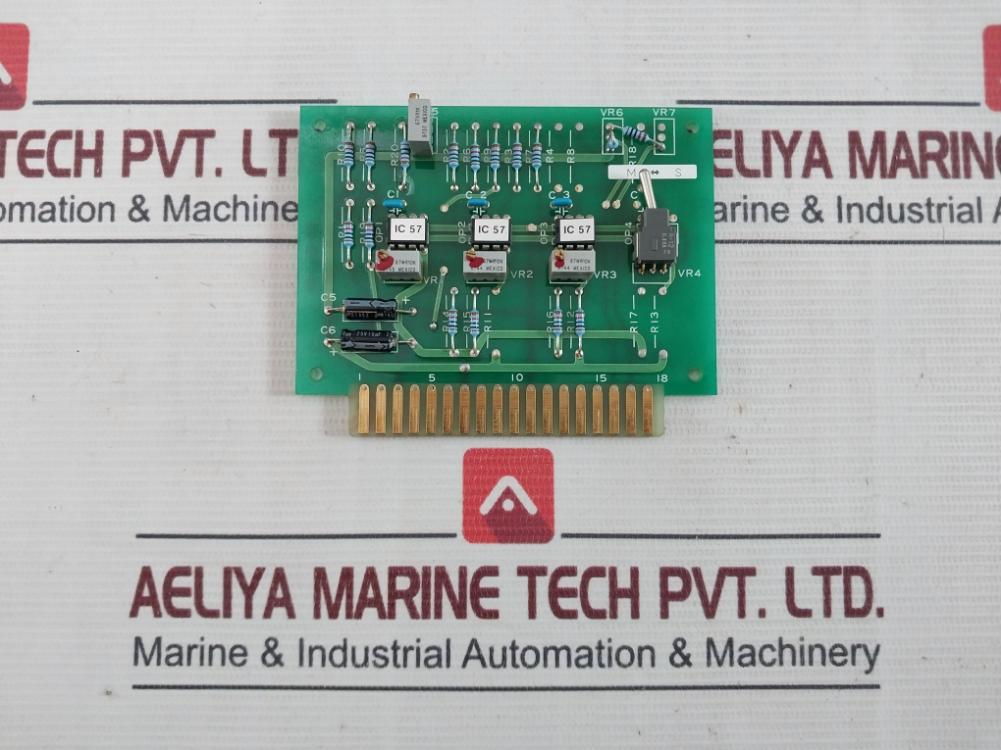 Musasino M-7845 Ballast Tank Level Gauge Pcb Card