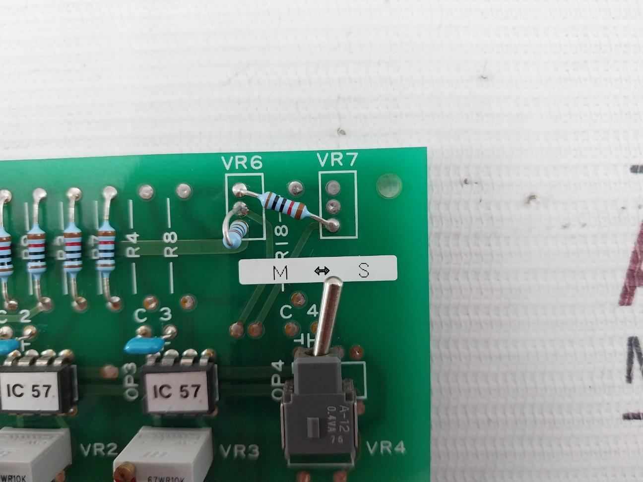 Musasino M-7845 Ballast Tank Level Gauge Pcb Card