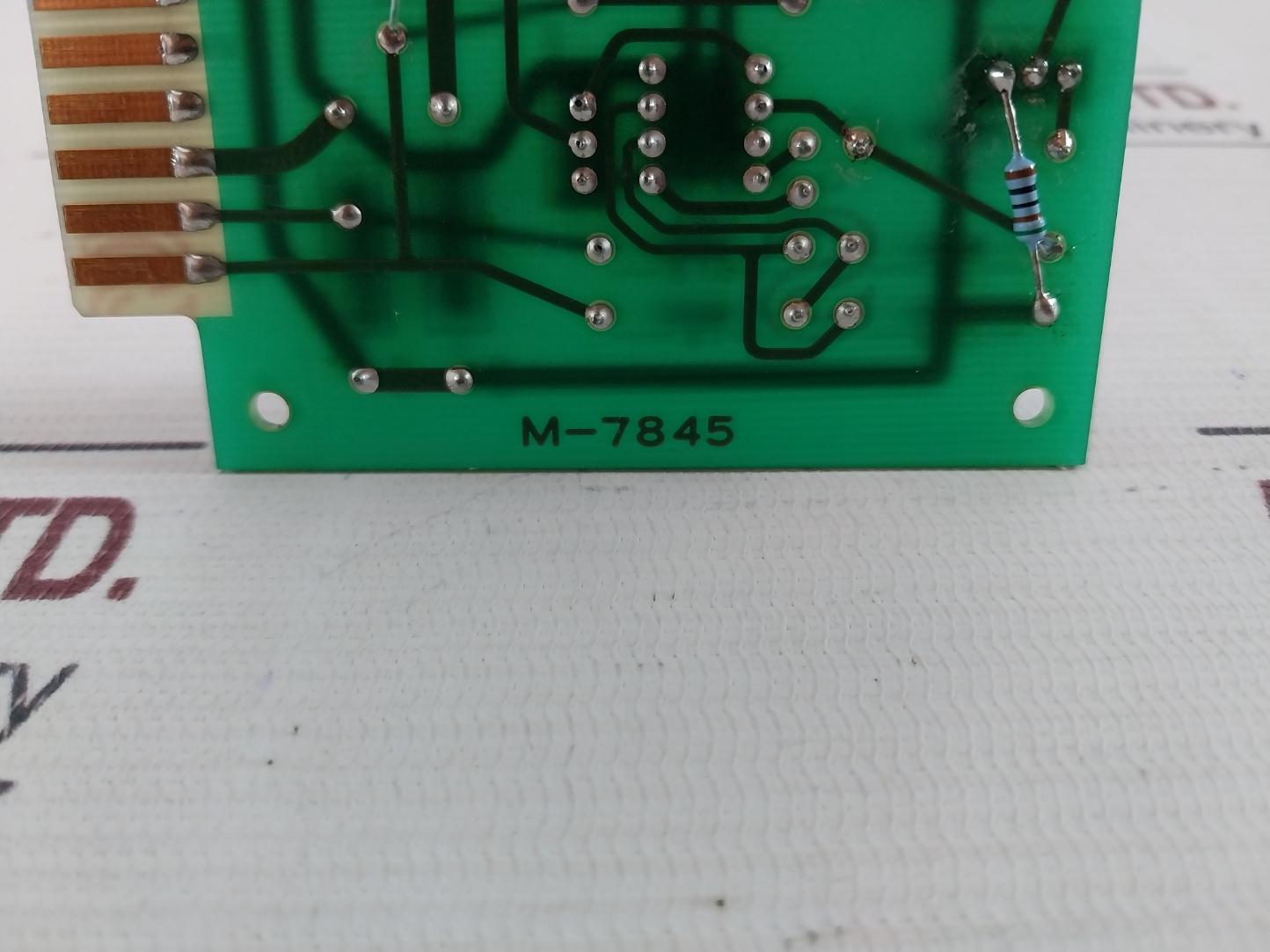 Musasino M-7845 Ballast Tank Level Gauge Pcb Card