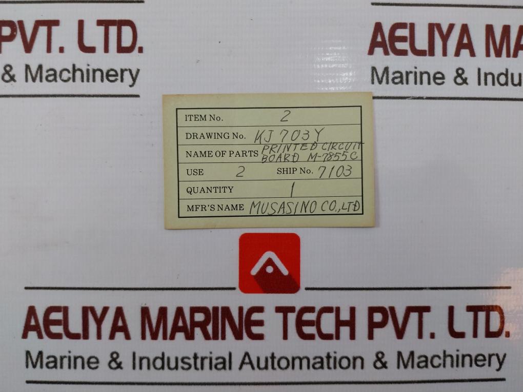 Musasino M-7855C Printed Circuit Board 971217