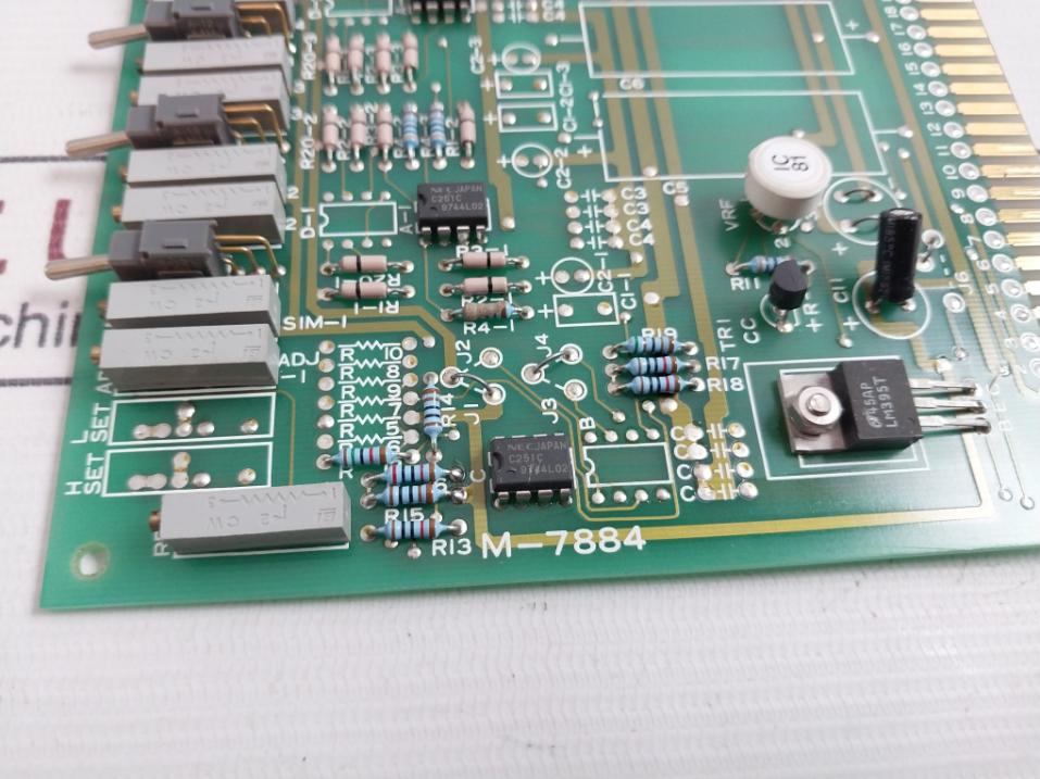 Musasino M-7884 Printed Circuit Board PCB Card