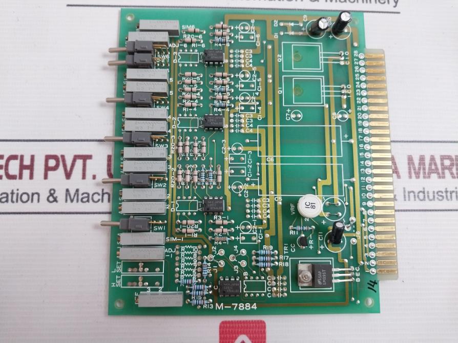Musasino M-7884 Printed Circuit Board PCB Card