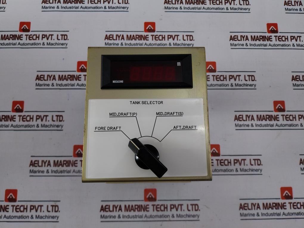 Musasino Tank Selector Panel Digital Display For Draft Measurement