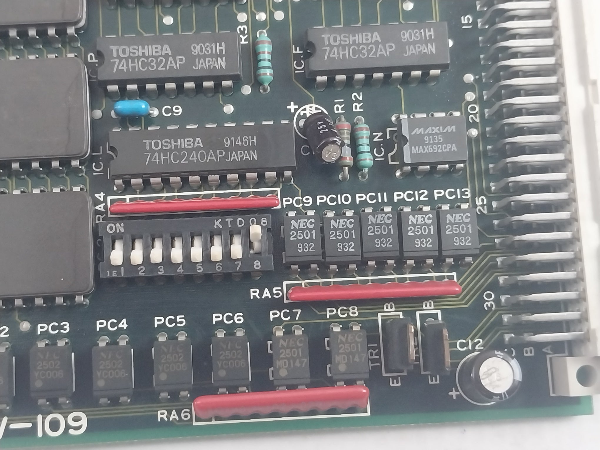 Musasino Mew-109 Printed Circuit Board.