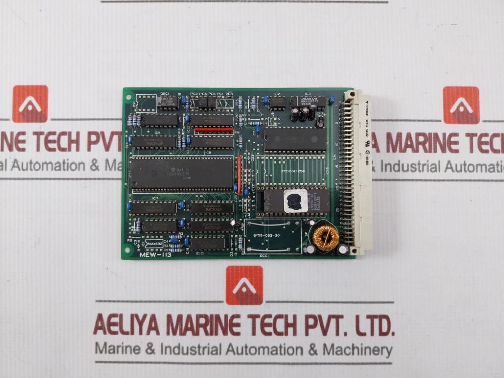 Musasino Mew-113 Printed Circuit Board Max692 27C1001/256