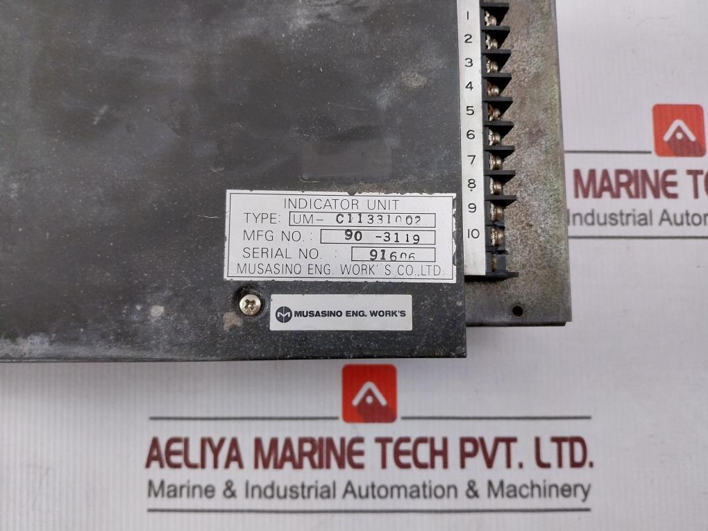 Musasino Um- C11331002 Indicator Unit 90-3119