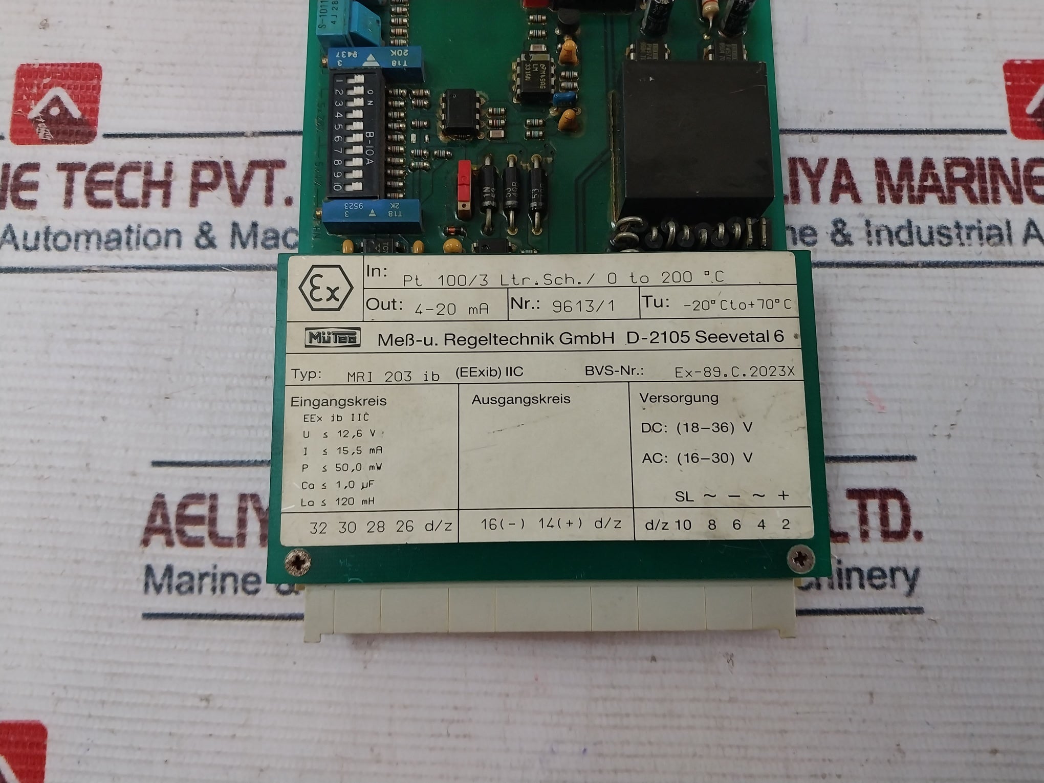 Mutec Mri 203 Ib Printed Circuit Board