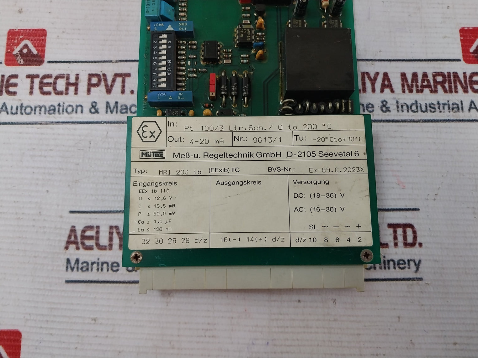 Mutec Mri 203 Ib Printed Circuit Board
