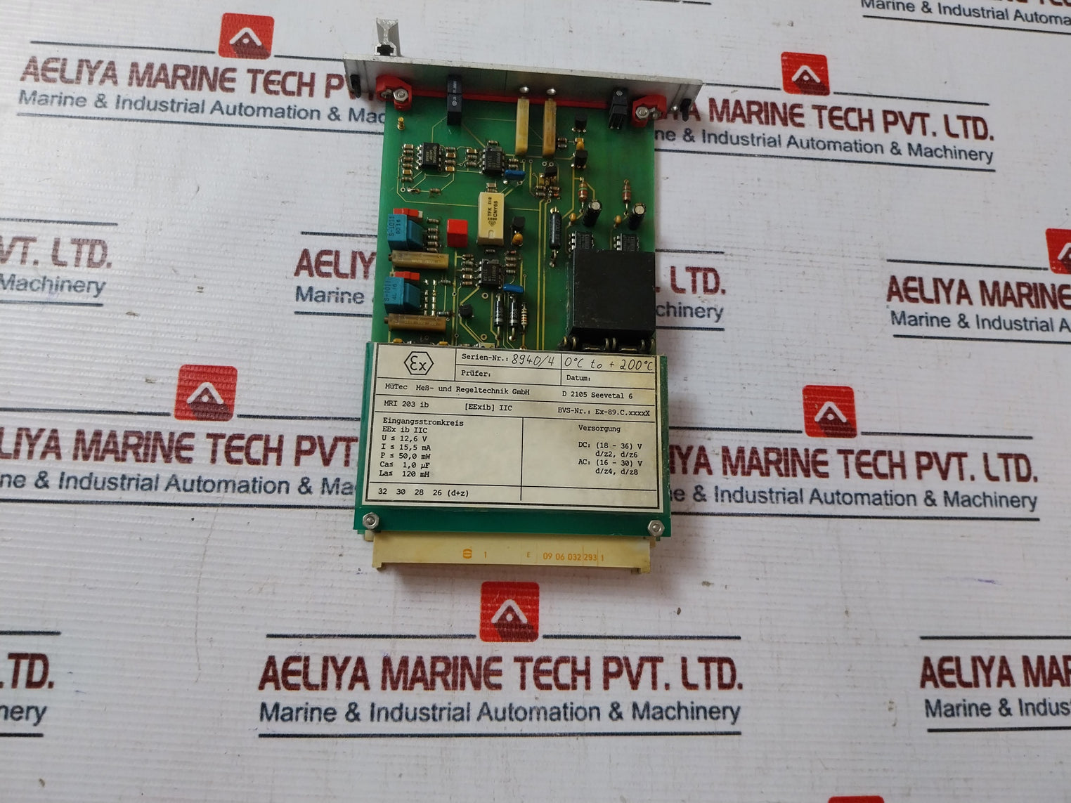 Mutec Mri 203 Ib Printed Circuit Board 15,5 Ma 120 Mh