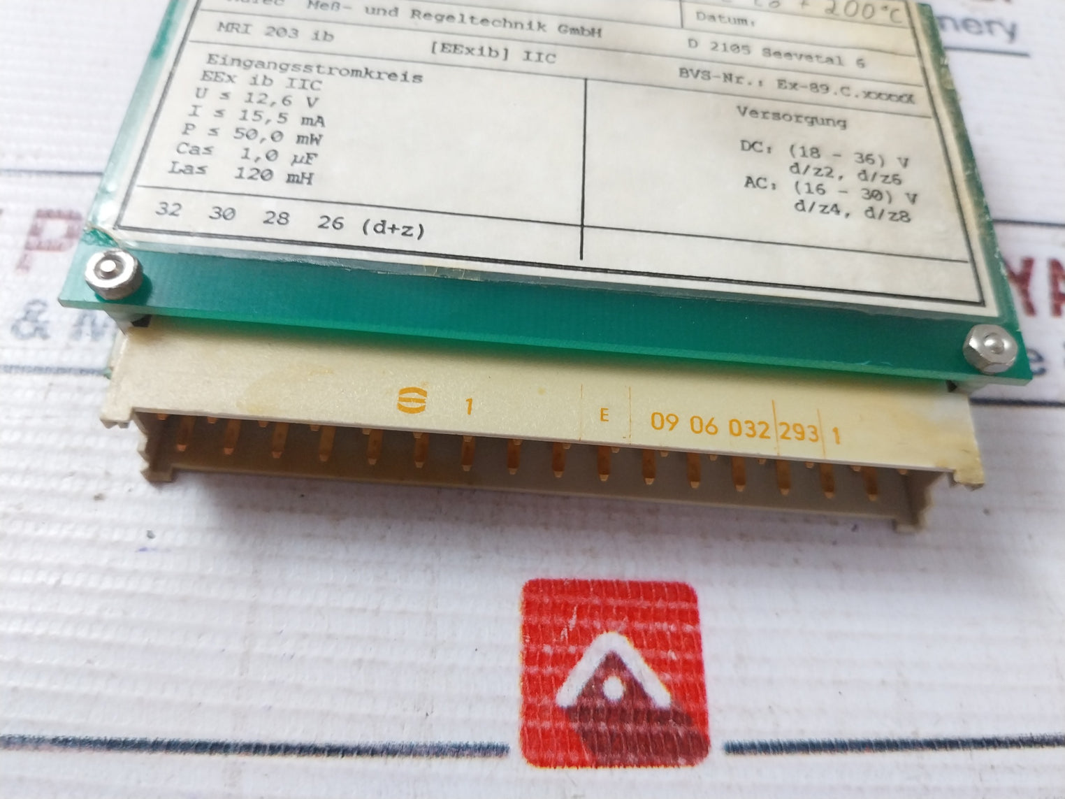 Mutec Mri 203 Ib Printed Circuit Board 15,5 Ma 120 Mh