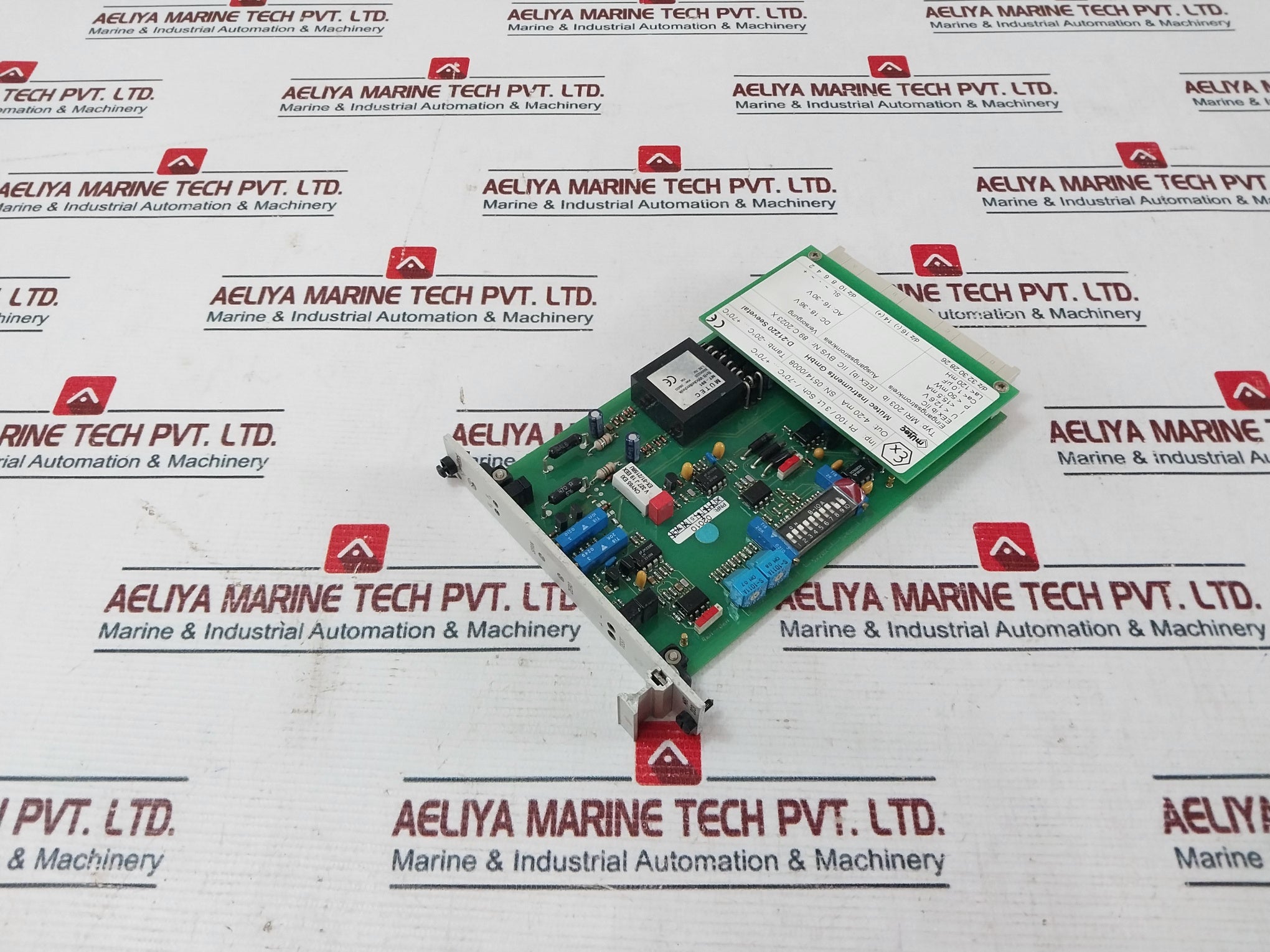 Mutec Mri 203 Ib Printed Circuit Board 18-36 V Dc 16-30V Ac Output 4-20Ma