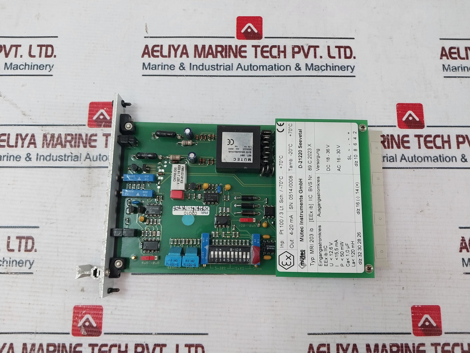 Mutec Mri 203 Ib Printed Circuit Board 4-20 Ma