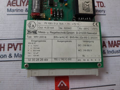 Mutec Mri 203 Ib Printed Circuit Board Output: 4-20 Ma