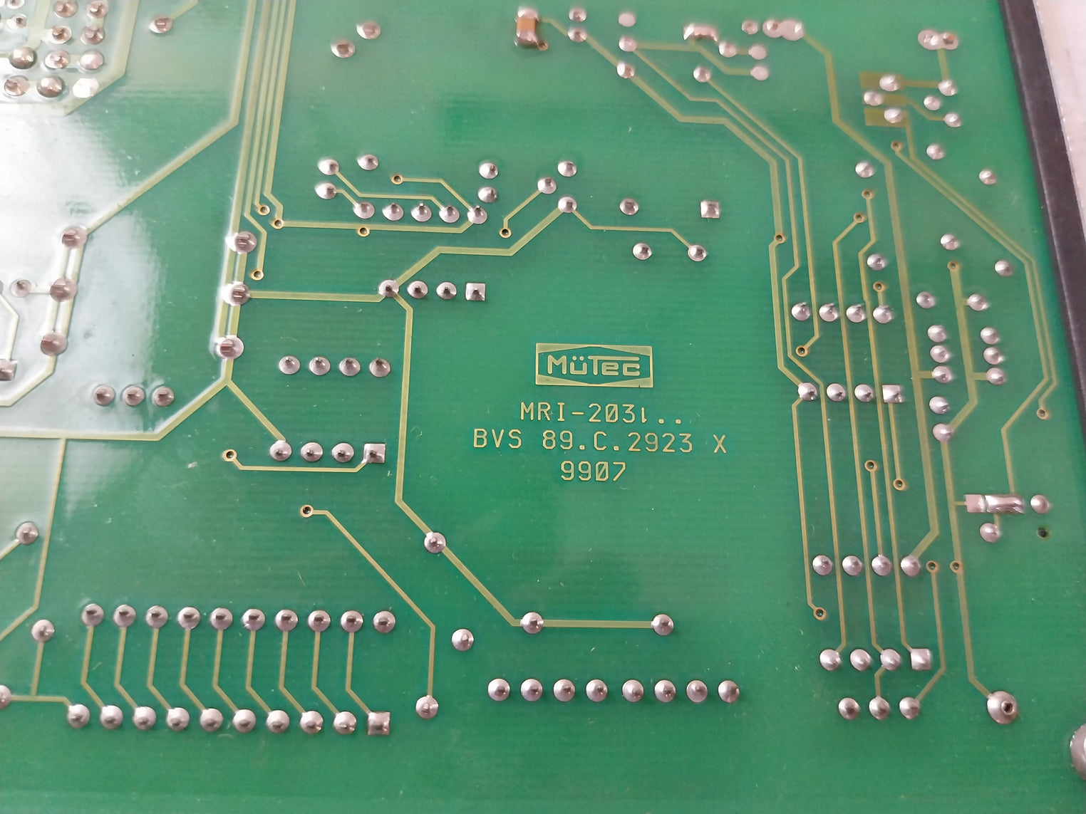 Mutec Mri 203 Ib Printed Circuit Board Pt 100/3 Lt. Sch. / -70 - +70°C