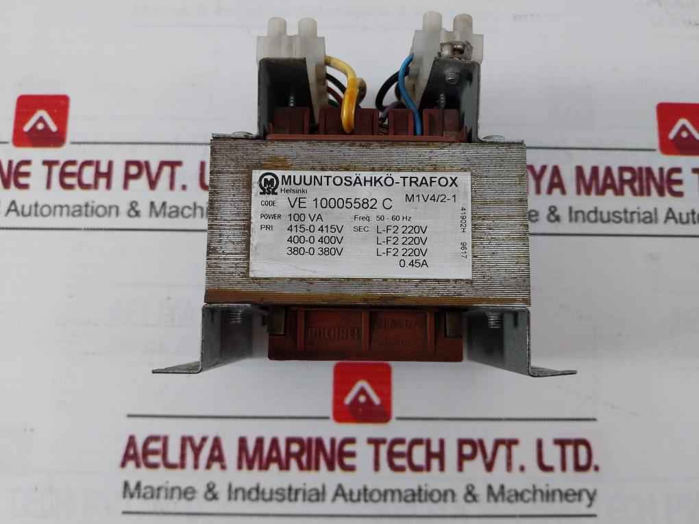 Muuntosahko-trafox M1V4/2-1 Transformer 50-60Hz 0.45A 100Va