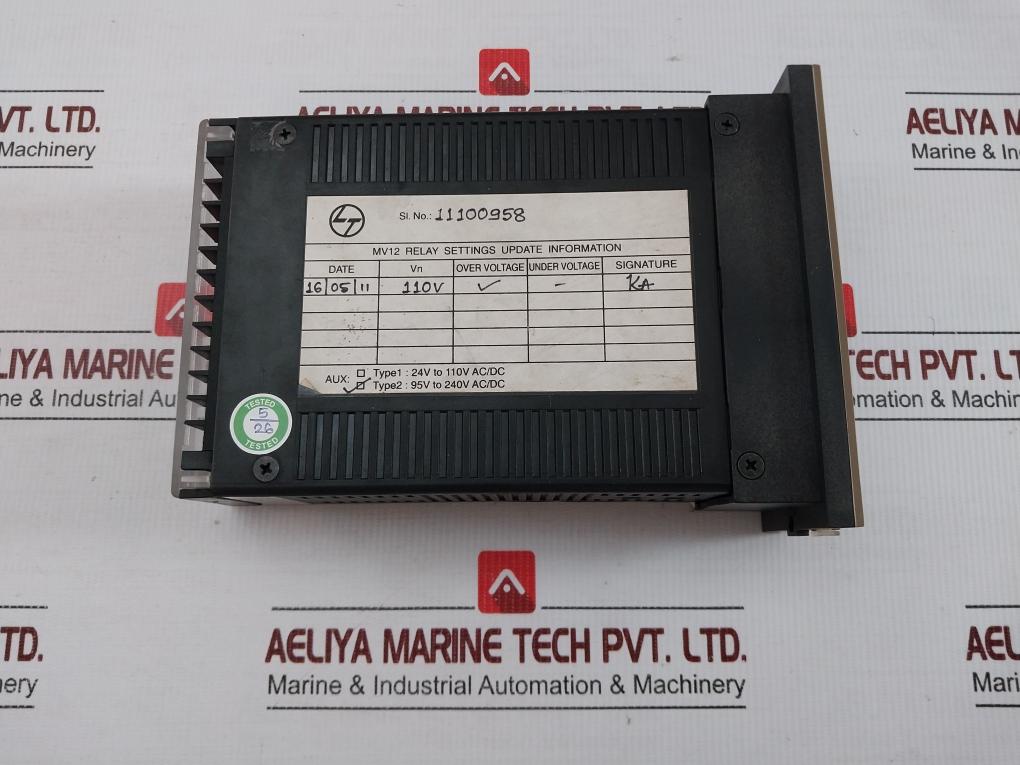 Mv12 Over/Under Voltage Relay 110V Ac L&T