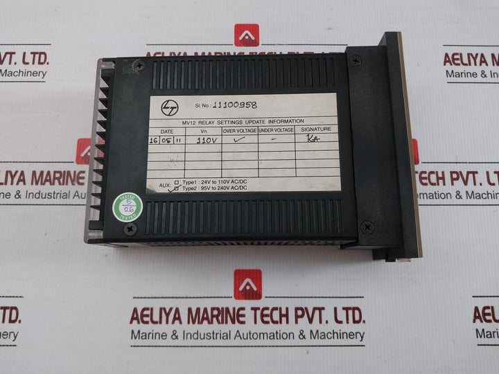 Mv12 Over/Under Voltage Relay 110V Ac L&T