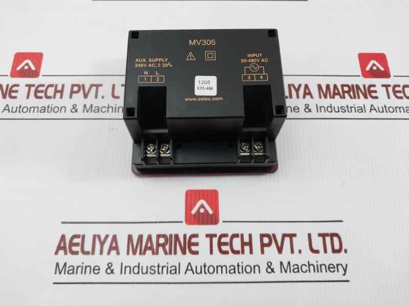 Mv305 Selec Input-50-480V Ac Digital Voltmeter