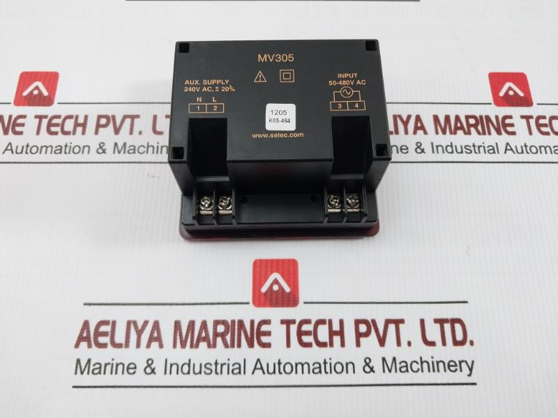 Mv305 Selec Input-50-480V Ac Digital Voltmeter