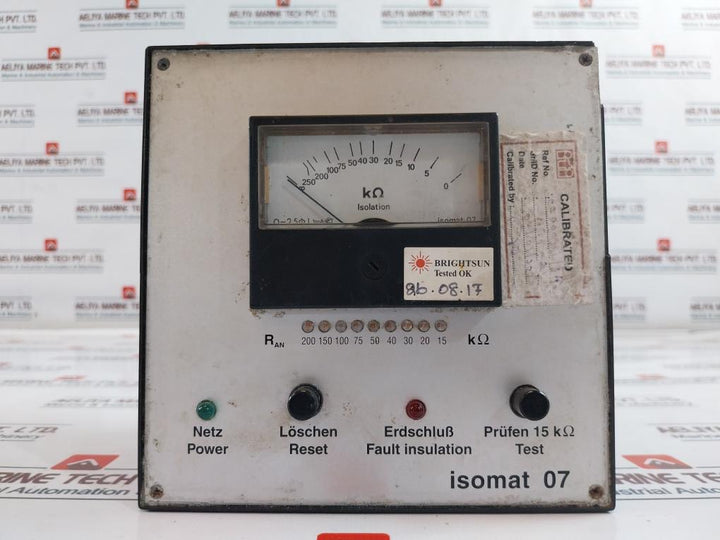 Mva Mess-und Verfahrenstechnik Isomat 07 0-250 K Ohm Isolation