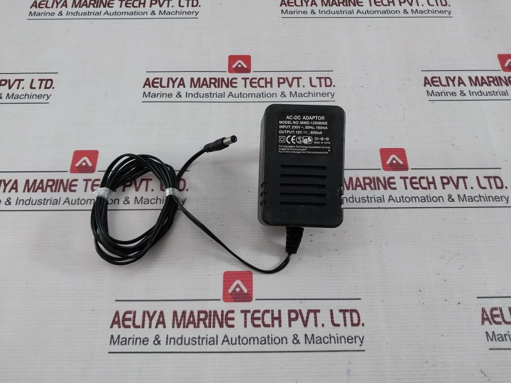 Mwd-1200800E Ac-dc Adaptor 230V 50Hz 150Ma