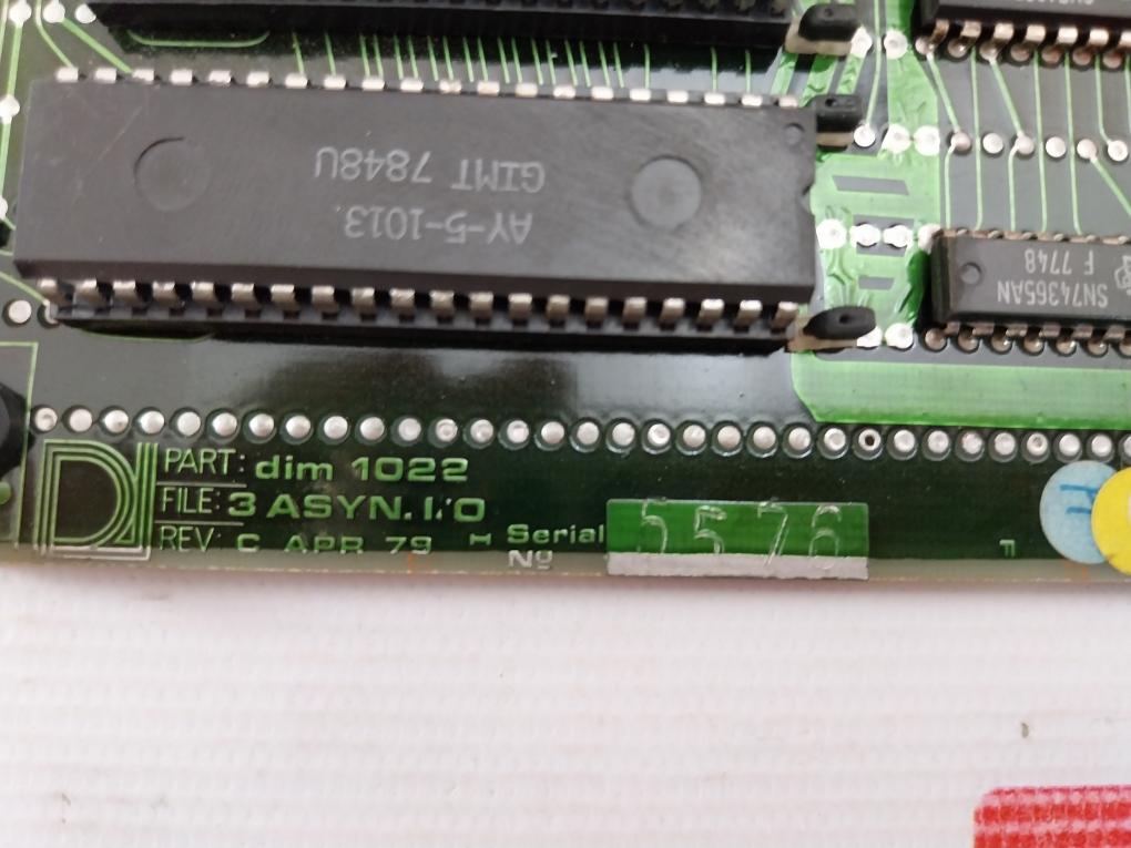 Mycron DIM 1022 Printed Circuit Board Rev: C Apr 79