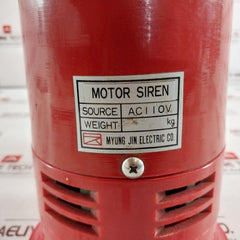 Myung Jin Electric Co2 Alarm Electric Motor Siren Ac110V